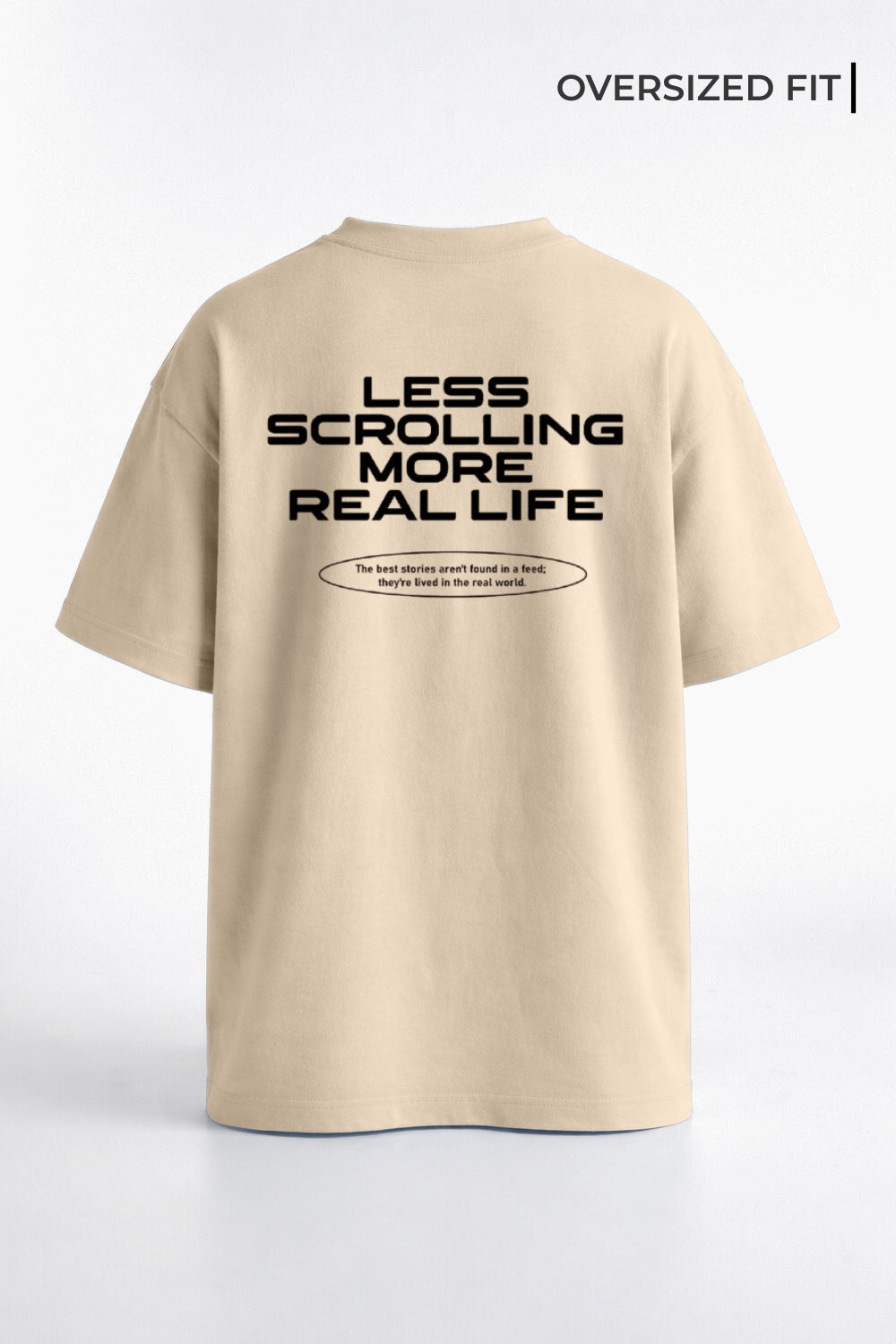 Less Scrolling Oversized T-Shirt