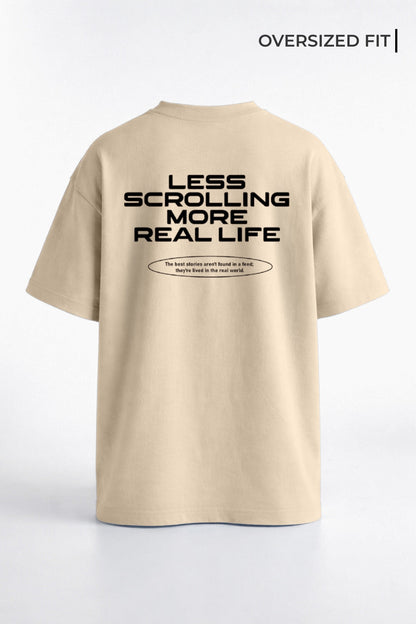Less Scrolling Oversized T-Shirt