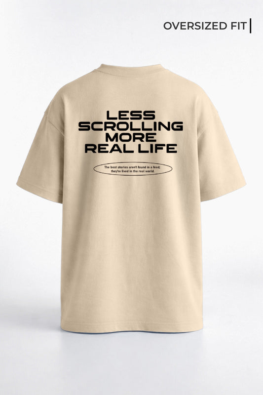 Less Scrolling Oversized T-Shirt