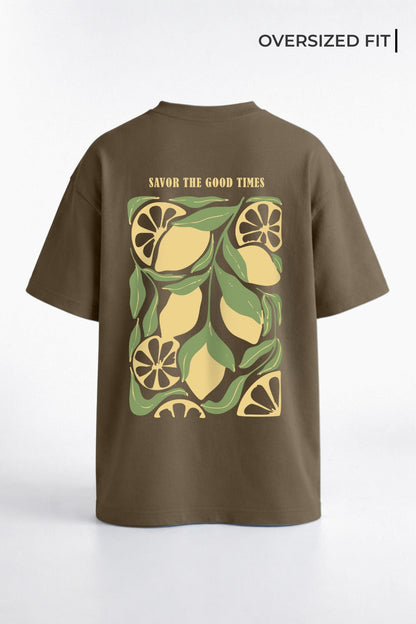 Savor the Good Times Oversized T-Shirt