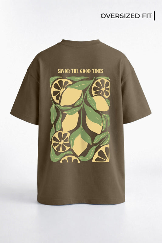 Savor the Good Times Oversized T-Shirt