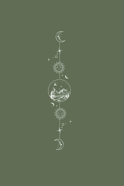 Lunar Echo Oversized T-Shirt