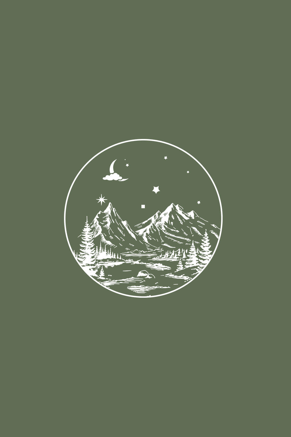 Lunar Echo Oversized T-Shirt